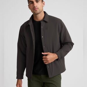New Beyond Yoga Men’s In Flight Insulated Quilted Men's Shirt Jacket Size M